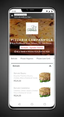 Pizzaria Campanhola android App screenshot 3